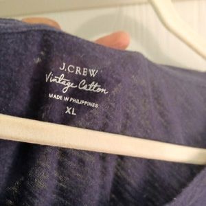J Crew Vintage Cotton Long Sleeved T
